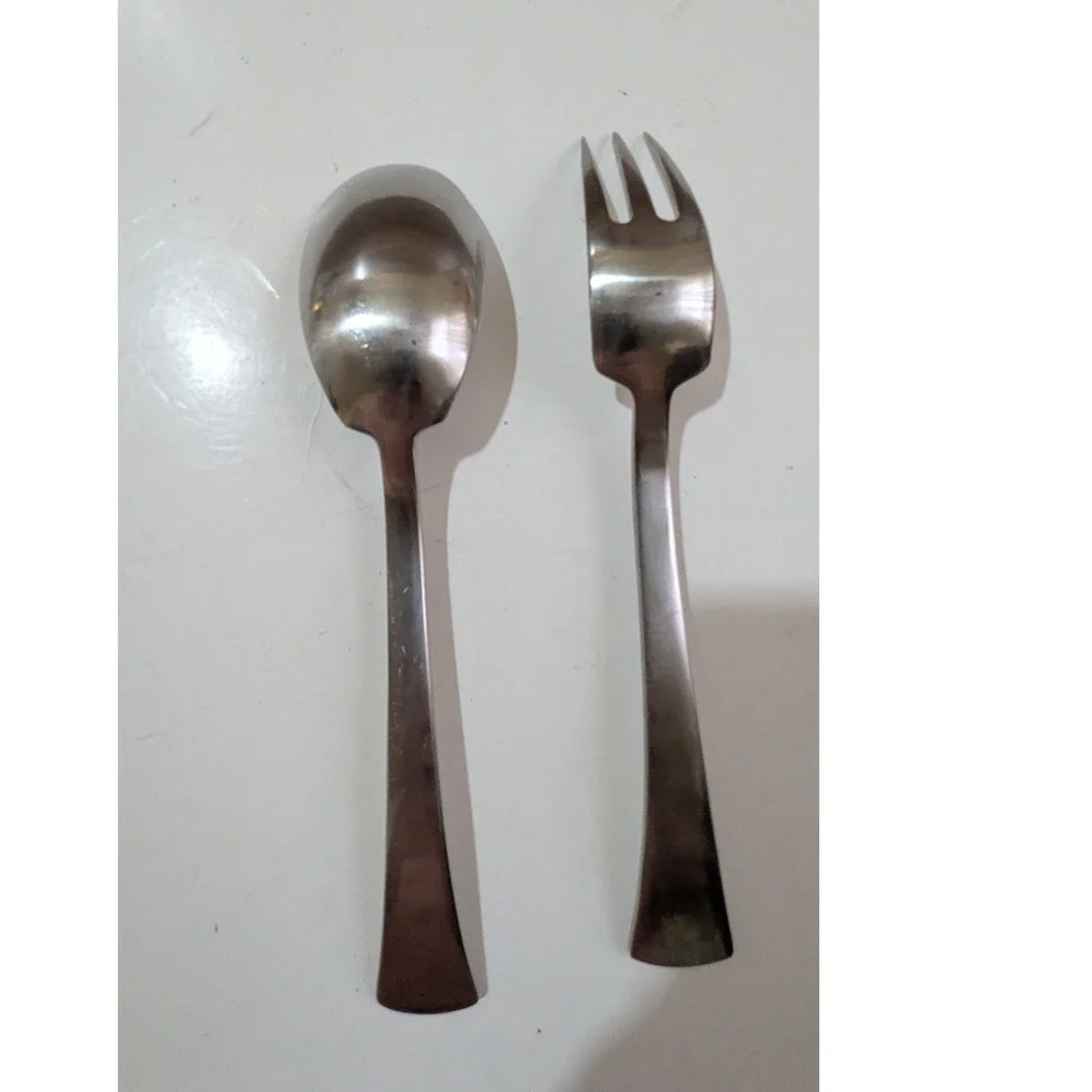 Dansk International Designs GC Japan Stainless Steel serving Fork‎  Spoon Set